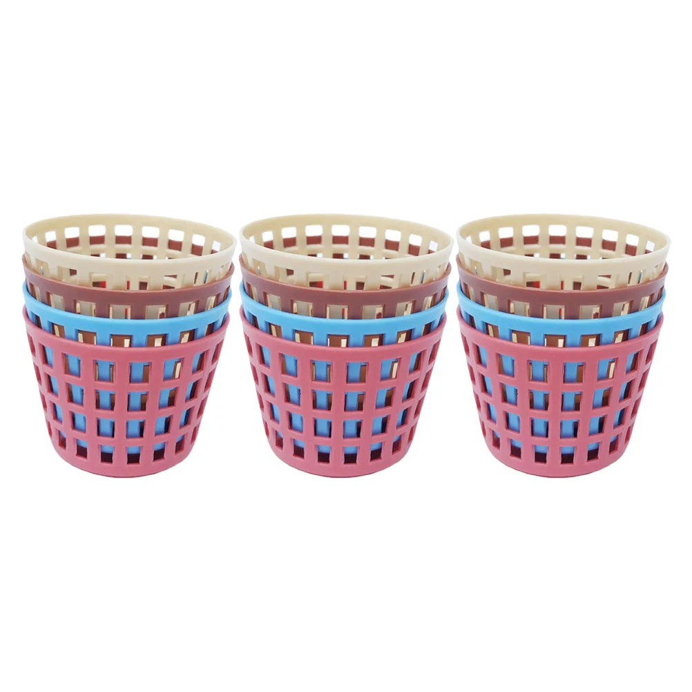 

Miniature Basket Camera Props Storage House Supplies Toy Playhouse Decor Holder