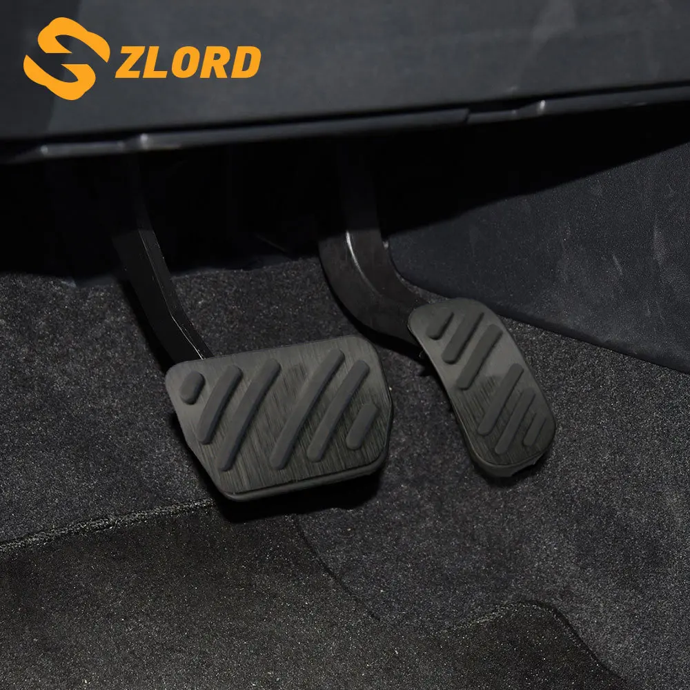 

Автомобильная педаль тормоза Zlord из алюминиевого сплава, педаль акселератора для Toyota C-HR CHR 2016-2021, аксессуары для крышки