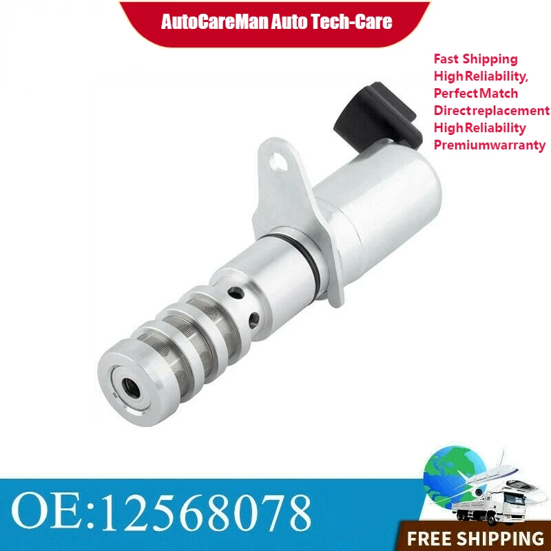 

1pcs VVT Engine Variable Valve Timing Solenoid Actuator For Chevy GMC 12568078