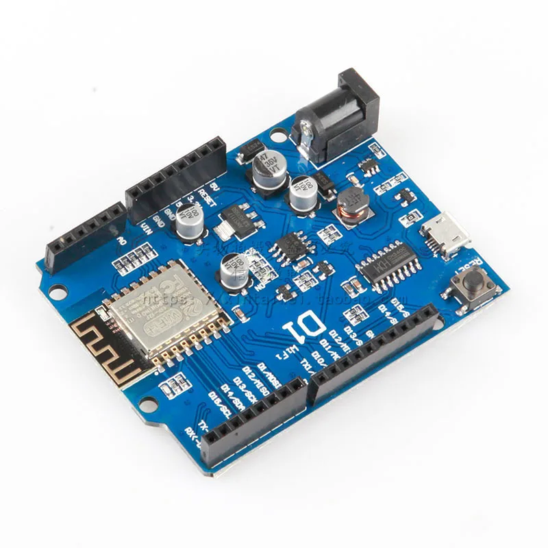 

ESP-12E WeMos D1 UNO R3 CH340 CH340G WiFi Development Board Based ESP8266 Shield Smart Electronic PCB For Arduino Compatible IDE