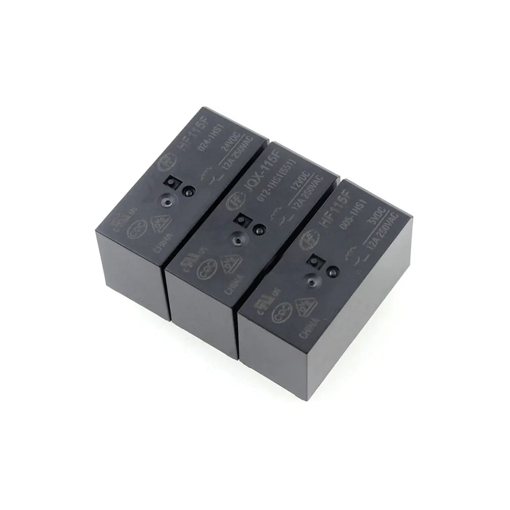5PCS/LOT Original New JQX-115F-005-1HS1 HF115F-005-1HS1 HF115F-012-1HS1 JQX HF115F-024-1HS1 4PIN 12A Relay