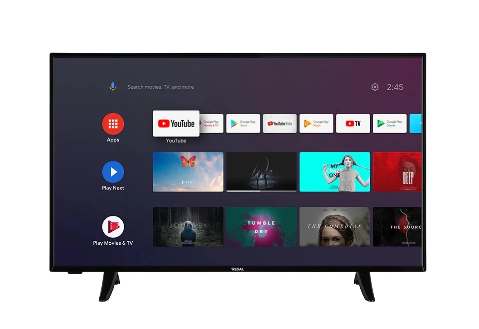 

Смарт-телевизор Regal 43 R654FA9, 43 дюйма, Android