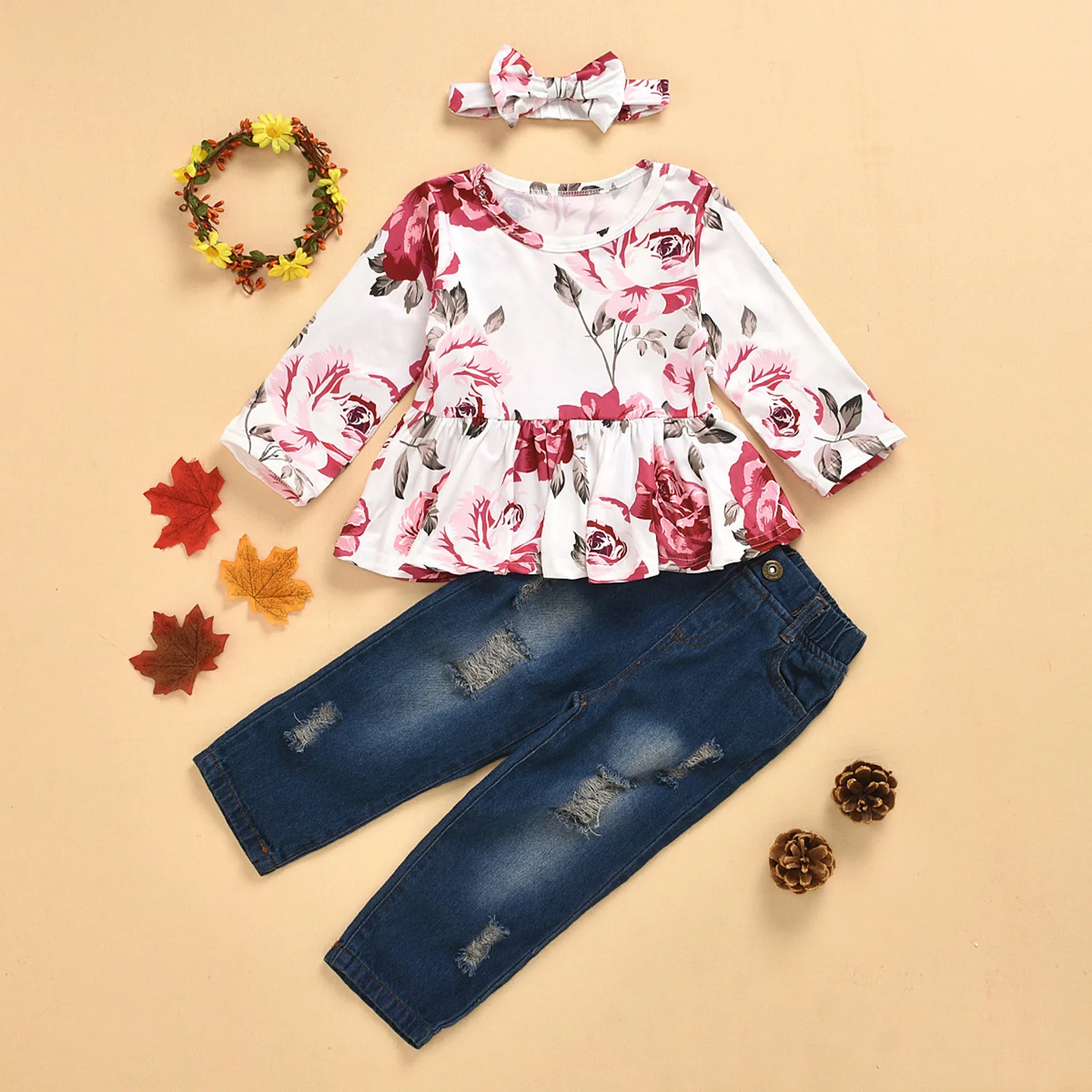 

Наряды для маленьких девочек, детские одеяла с подсолнухами для девочек, комплект с оборками для маленьких девочек, короткие шорты для мале...