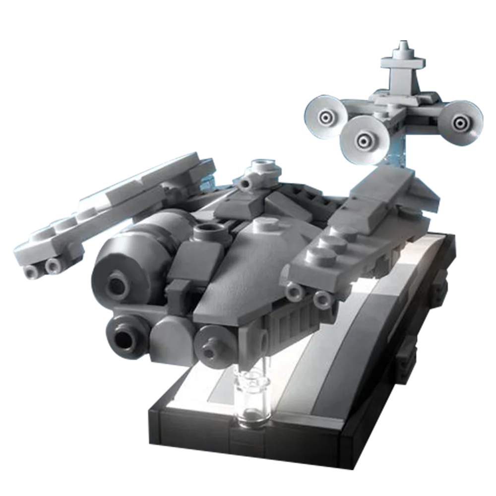 

Конструктор MOC Mini Fondor Haulcraft, детский игровой набор Spce, сборная игрушка, модель «сделай сам», детские игрушки, подарки на день рождения и Рожде...