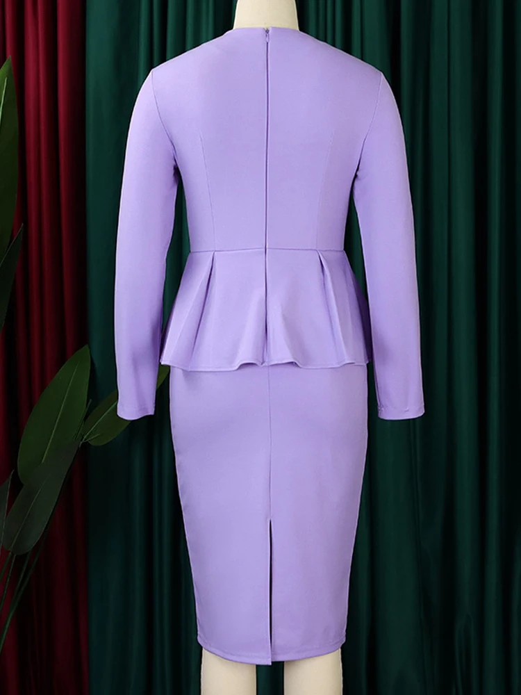 FairyShely 2024 однотонное клубное платье больших размеров женское большое с длинным