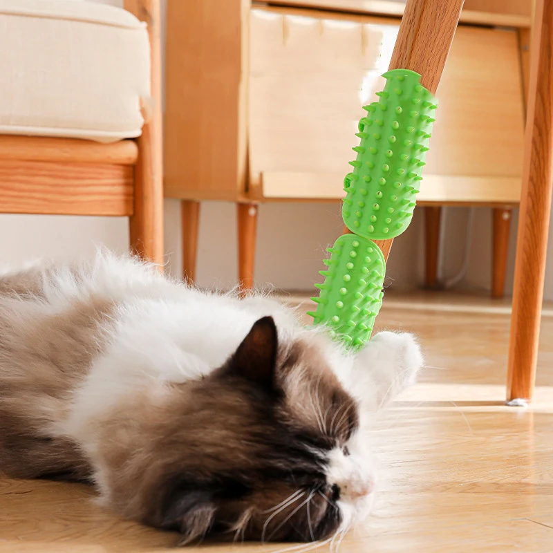 Мягкая жесткая чесалка для удаления волос кошки массажная Расческа котят