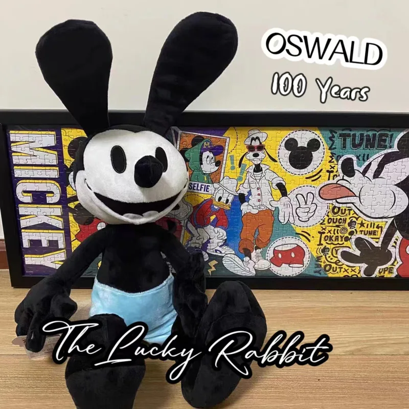 

Disney Mickey Oswald Plush The Lucky Rabbit Stuffed Dolls Cute Cartoon Animals Kids Pillow Toys For Children Baby Gift