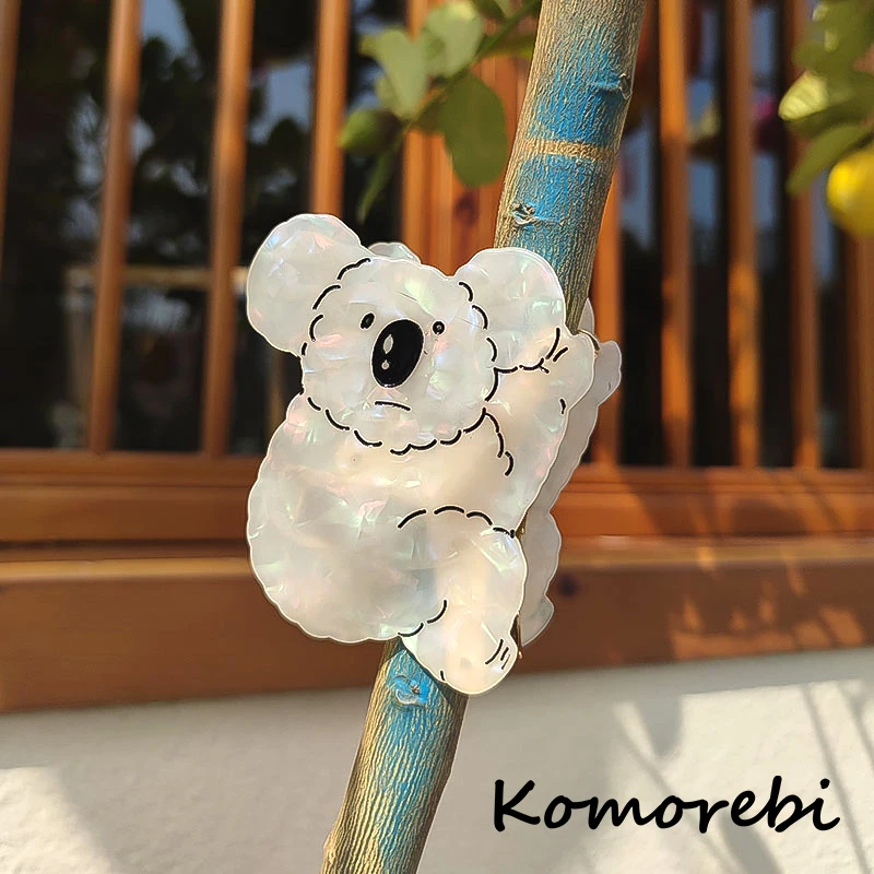 

Koala Hair Claws Lovely Animal Acetic Acid Cute Shark Clip Jewelry Gifts Acrylic Hairpin for Women Ry 2022 NEW Hair Accessories