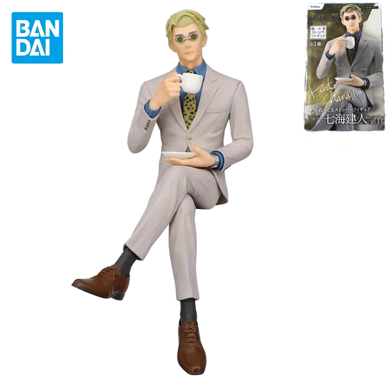 

Bandai Original Figure Anime Goods Jujutsu Kaisen Instant Noodle Press Nanami Kento Gift Toy Collectibles Model