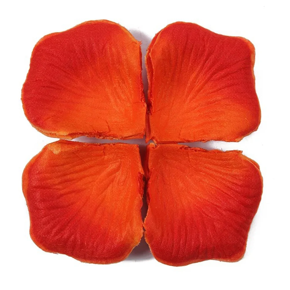 

1000 Pcs Artificial Petals Silk Rose Petals Artificial Flower Petalage Decoration Love Romantic Warm Wedding Petals Decor