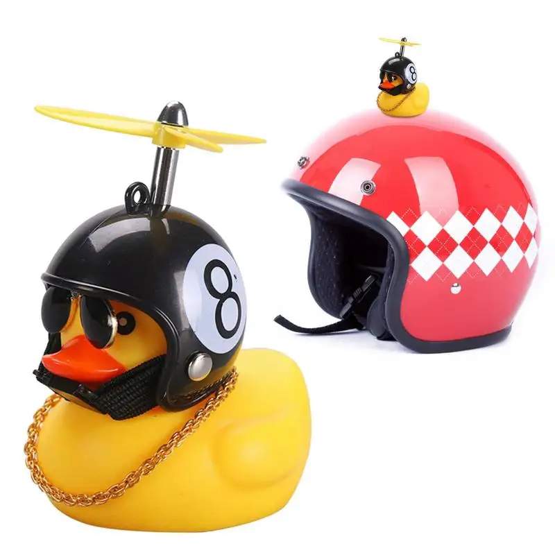 

Rubber Duck Pendant Cute Duck Toy Car Decoration Ornaments For Car Dashboard Motorcycle Car Bicycle Automobile Interior Decor