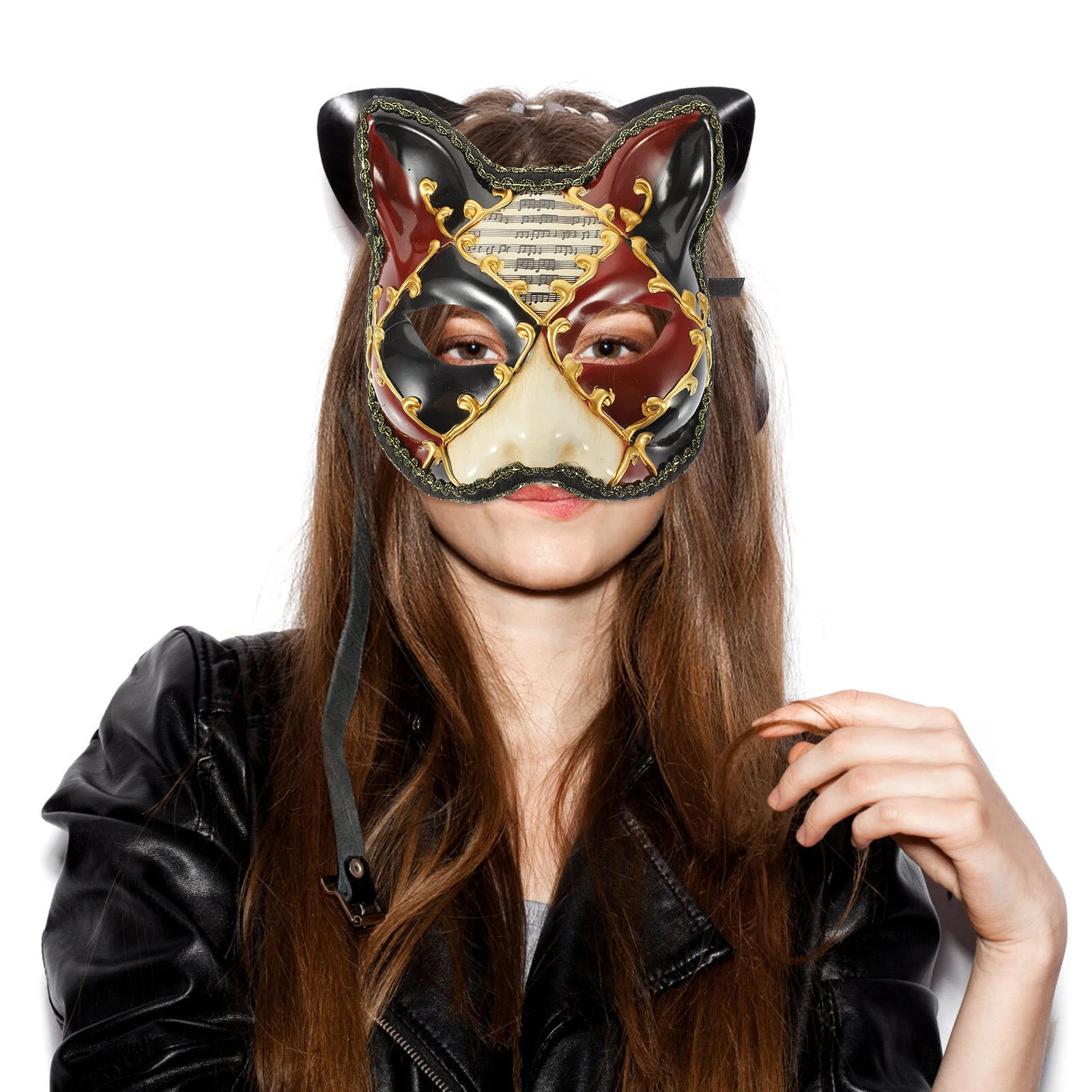 

Venice Japanese Animal Face Mask Reusable Foxes Masquerade Carnival Exquisite Animal Decor Party Accessories Cosplay