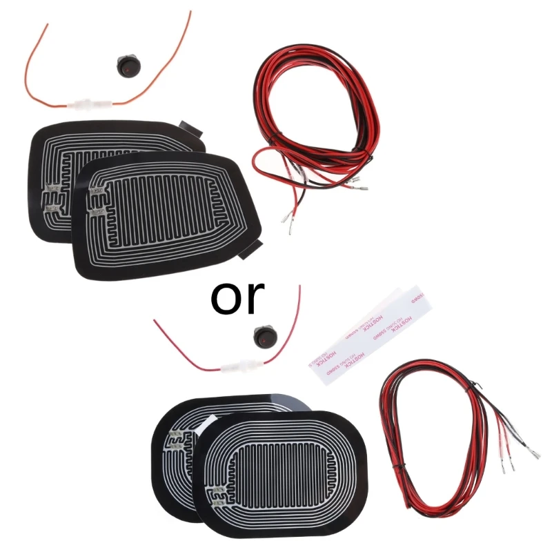 

Quick Warm 12V Glass Heater Heated Defogger Pad Mat Defogger for Car Side Mirror Dropship