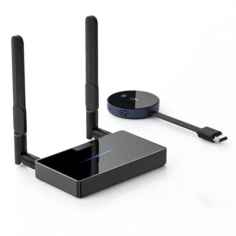 

50M Wireless HDMI-compatible Video Transmitter and Receiver Kits 5G Wireless mini Projector 4K for Home Streaming tv Stick pc