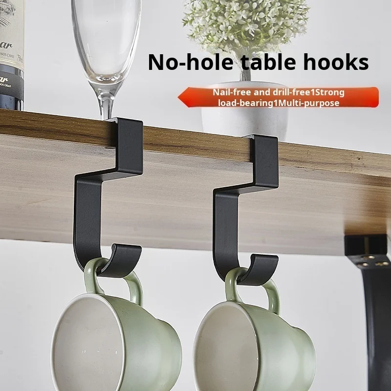 Нескользящие Алюминиевые крючки NoPunch для студенческого стола