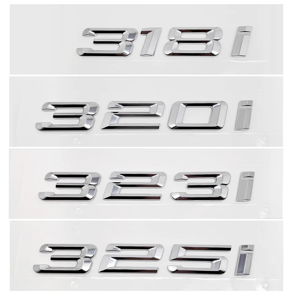 

Наклейка из АБС-пластика для BMW, стильная наклейка с номером, наклейка, значок, эмблема для BMW 3 серии 318i 320i 323i 325i