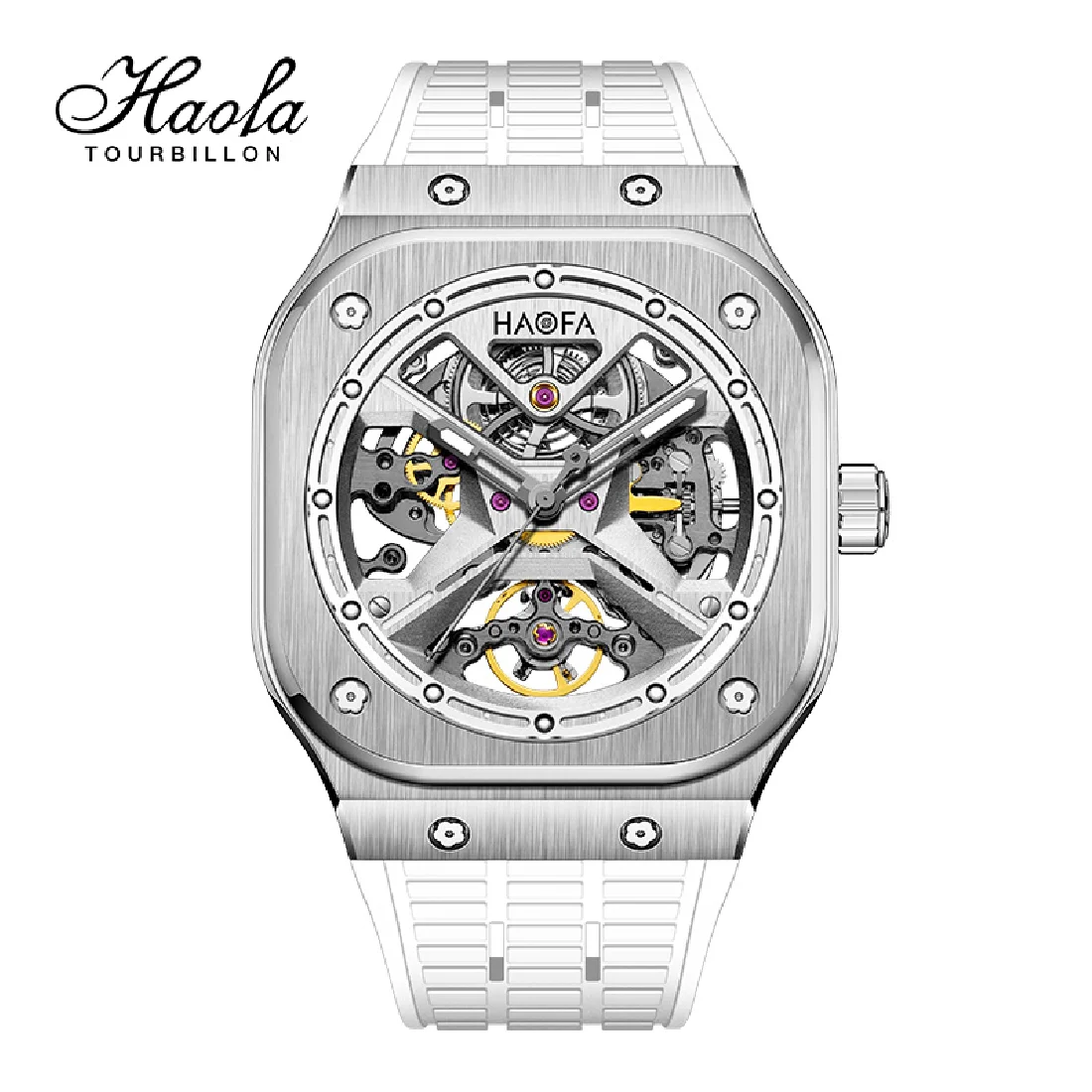 

Haofa Luxury Automatic Mechanical Watch For Men Sapphire Automatic Luminous Fashion Men Watch Man Waterproof orologio uomo 2022