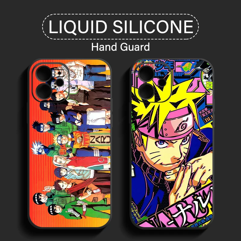 

Japan NARUTO Anime Phone Case For Funda iPhone 11 12 13 Pro Max 13 12 Mini X XR XS Max 5 6 7 8 Plus Etui Back Carcasa Celular