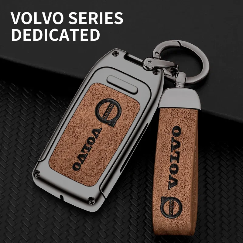 Чехол для автомобильного ключа из сплава Zine чехол-держатель Стайлинг Volvo S40 S60 S80 S90