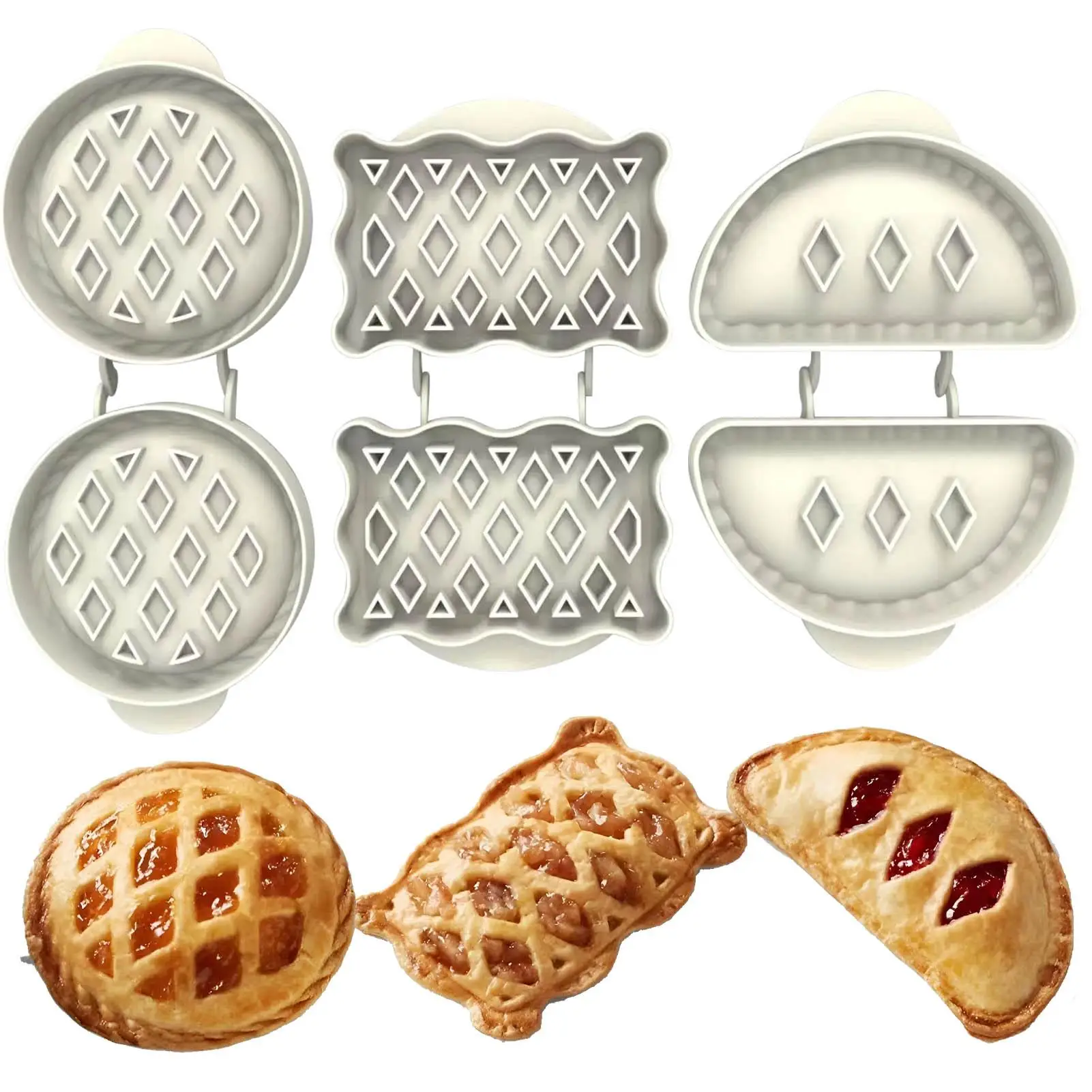 

Christmas Pie Mold Hand Pie Set Dough Press Pocket Pie Molds With Patterns Pocket Pie Molds Baking Supplies Gift For Friends