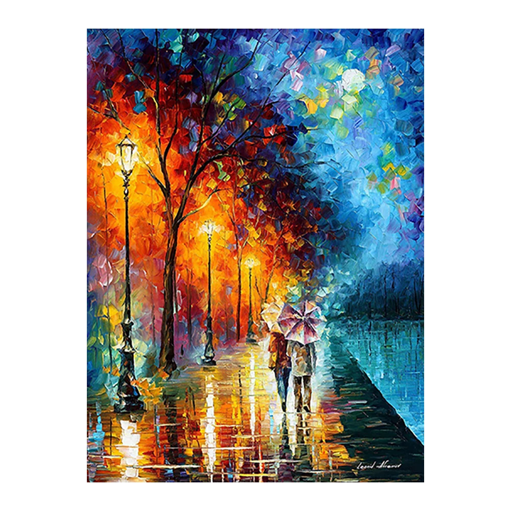 

YI BRIGH Dynamic As The World Love By The Take Painting Full Square Diamond Round Diamond DIY Room Decorative Painting Handmade