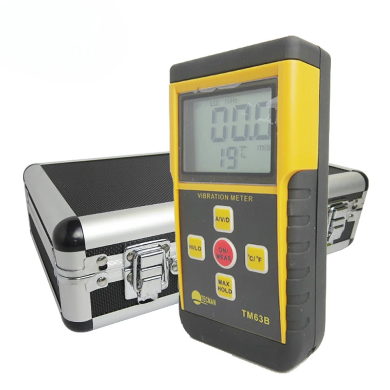 

Tekman TM63B seismometer, digital vibrometer, split mechanical fault detector, vibration tester