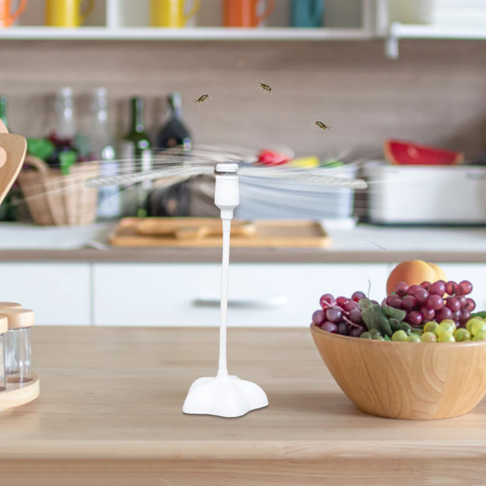 

Отпугиватель летающих мух, портативный автоматический вентилятор для борьбы с вредителями, не содержит химических веществ, защищает от нас...