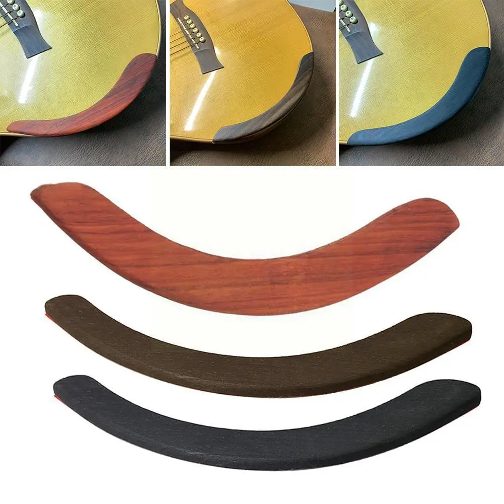 

Guitar Wood Gauntlets Guitar Accessories For Acoustic Guitar With Double-sided Soft Adhesive Redwood/Rosewood/Ebony Figured Y0W5