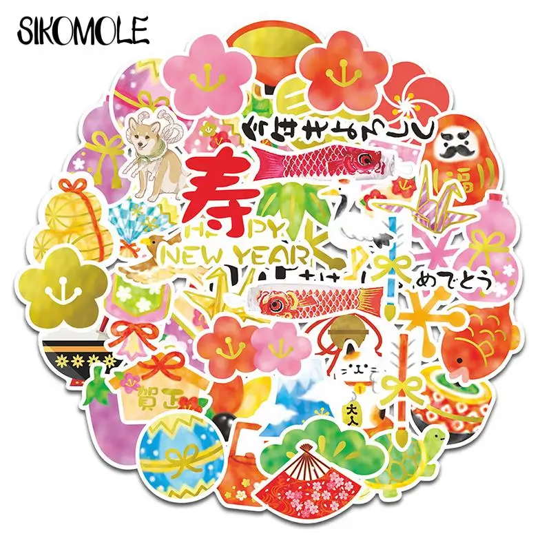 

10/30/50PCS Cartoon Doodle Cute Kawaii Stickers Japanese Style Case DIY Toys Luggage Laptop Skateboard Bicycle Decal Stickers F5