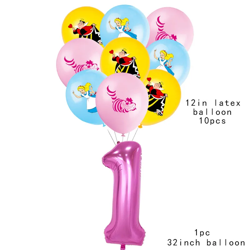 

Латексные шары Disney Алиса в Стране Чудес розовые