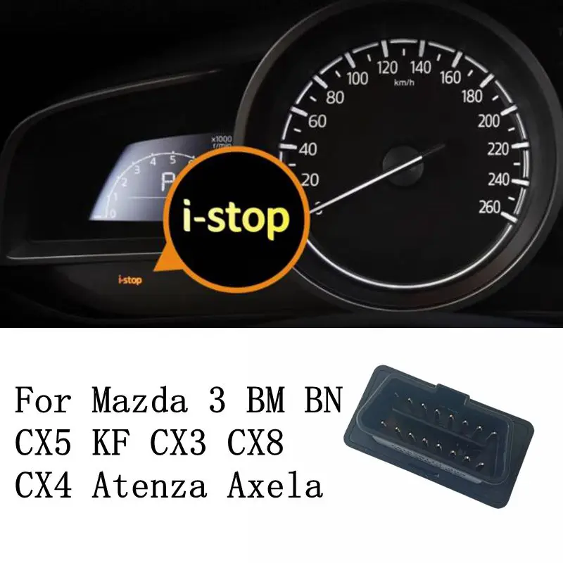 

Кнопка запуска двигателя OBD, старт-стоп, выключатель i-stop для Mazda 3 BM BN CX5 KF CX3 CX8 CX4 Atenza Axela тюнинг