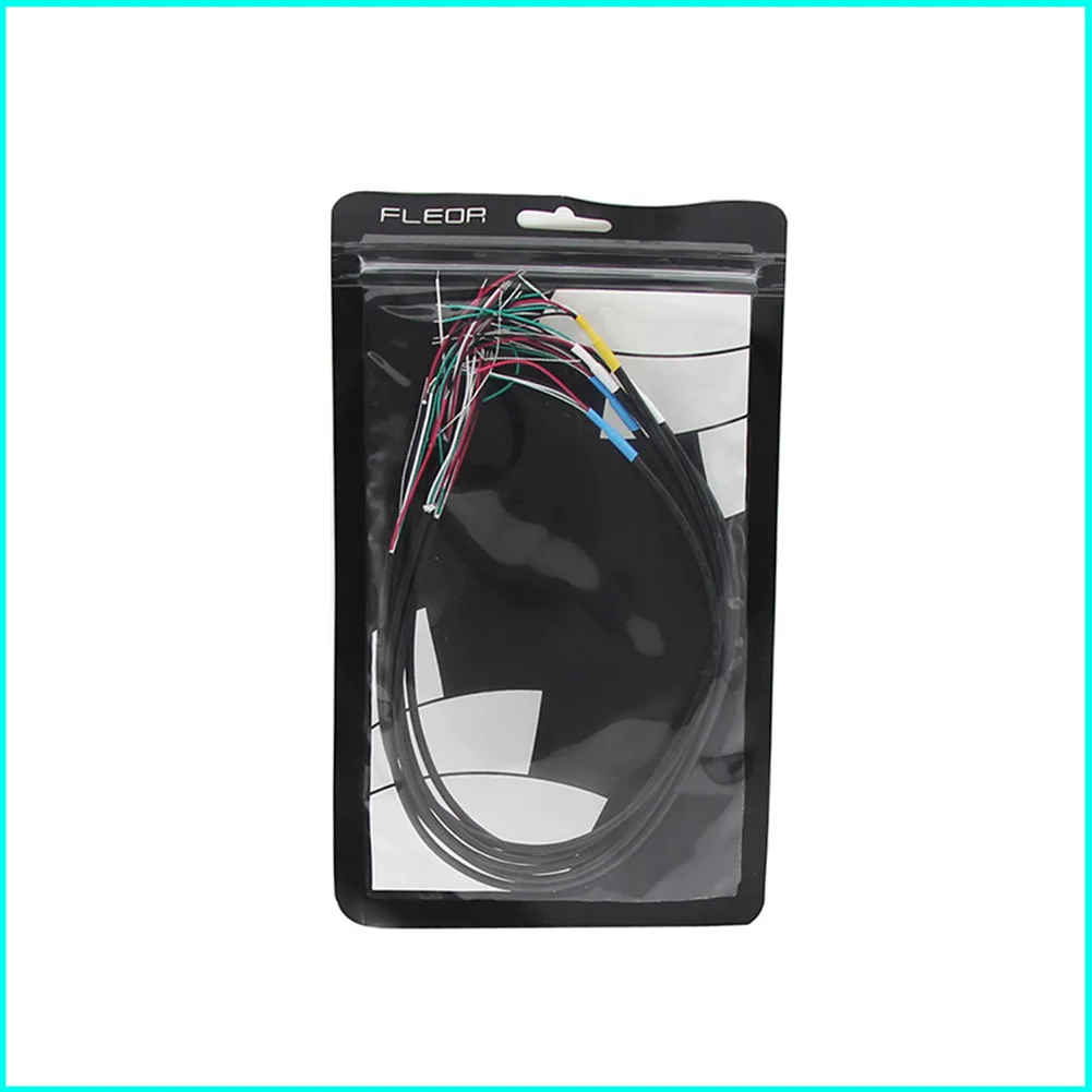 

6 Pcs Guitar Pickup Cable Shielded 4 Conductor Ground Circuit Hookup Wire 28 AWG Pickup Circuit Welding Line 6 Packs 34.2cm