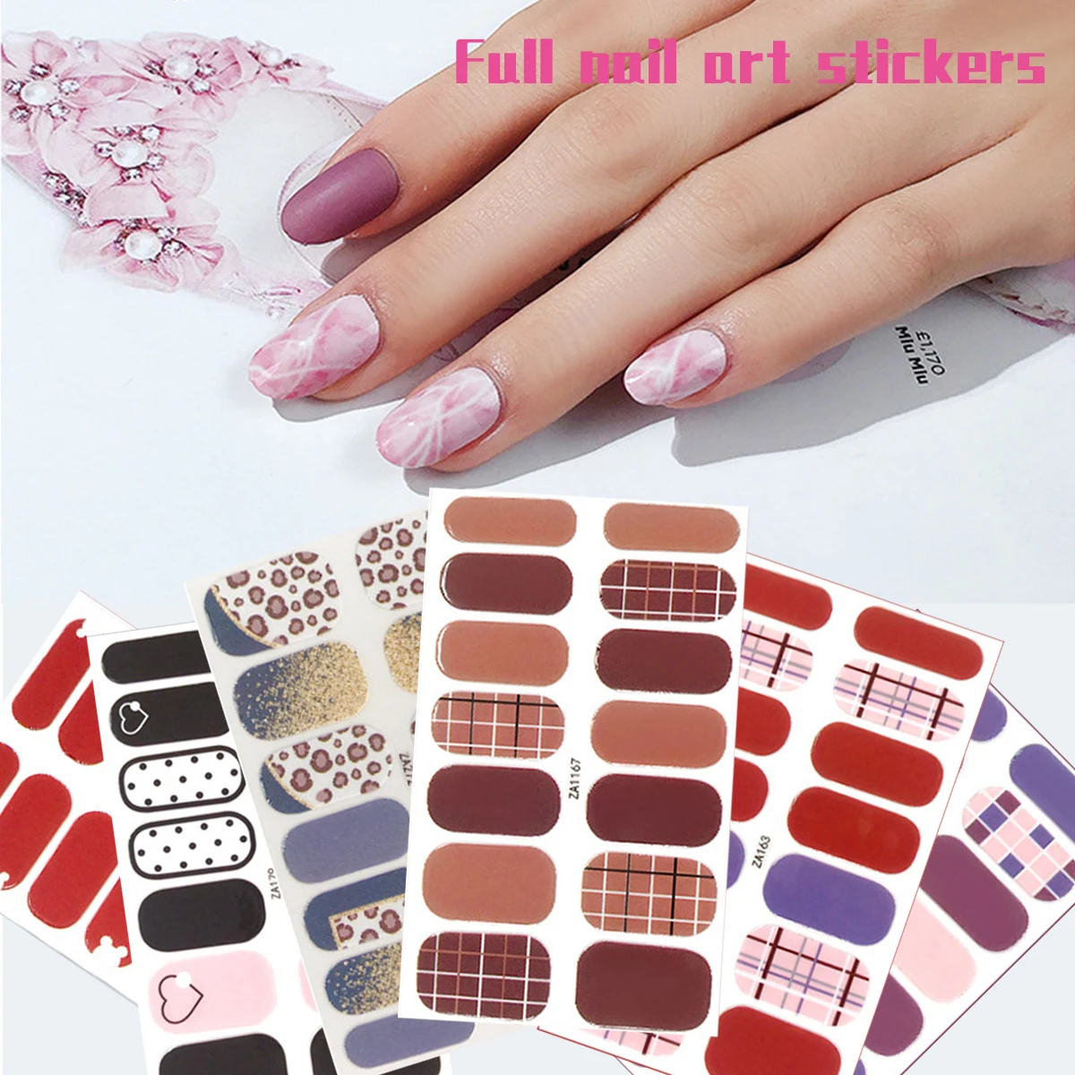 2 шт./набор наклейки для наращивания ногтей