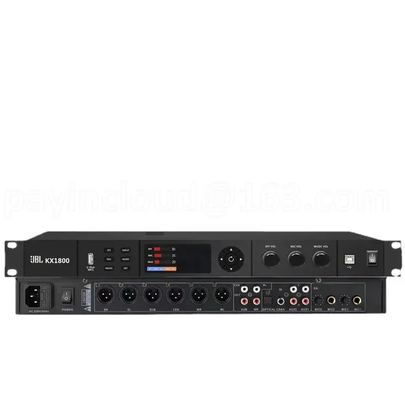 Предэффектор KTV оптическое волокно Bluetooth USB ревербератор для Домашнего Караоке