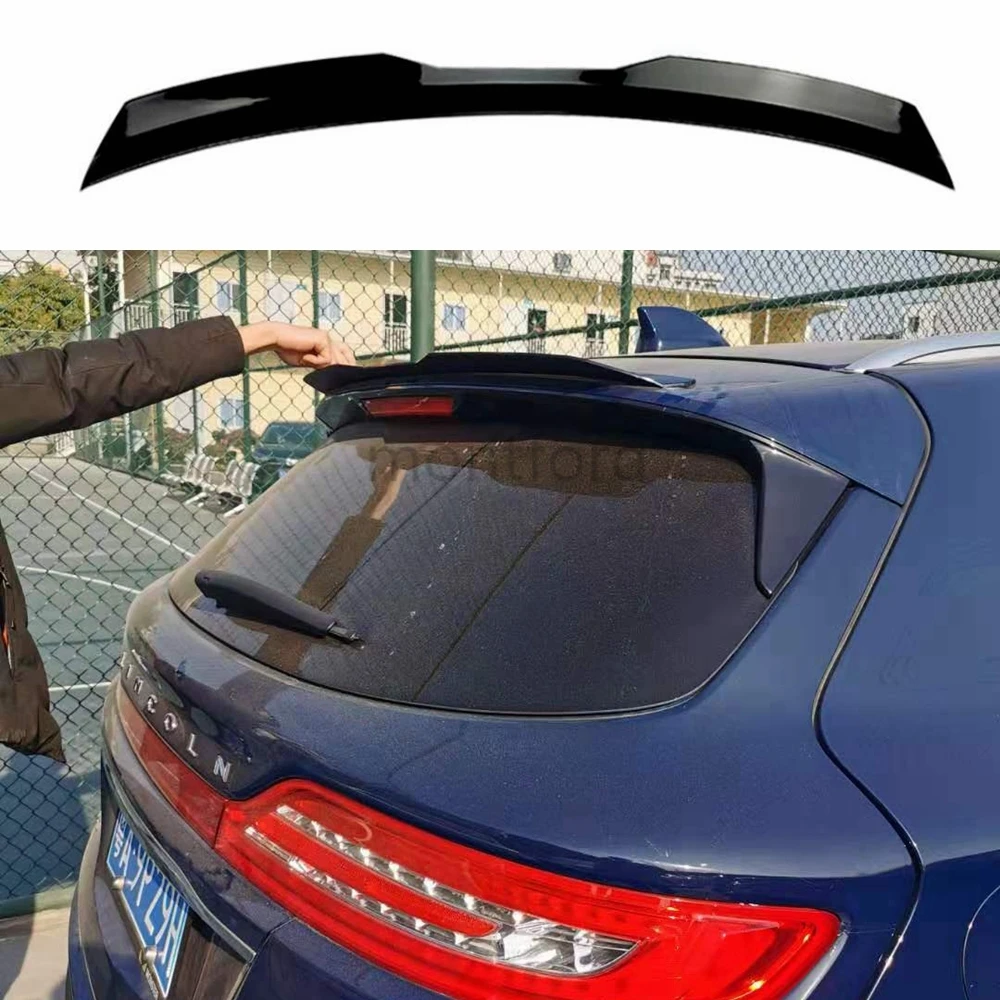 

Car Accessories ABS Plastic Unpainted Color Rear Trunk Boot Wing Lip Roof Spoiler For Lincoln MKC 2014 2015 2016 2018 2019