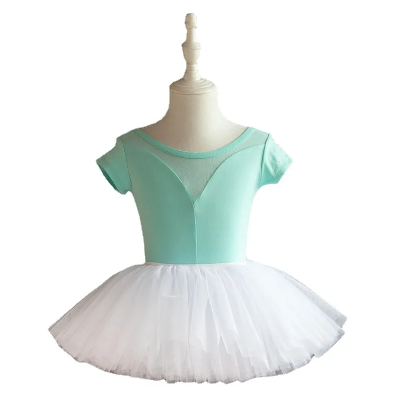 Children's dance fashion short skirt yarn skirt girls' petticoat ballet skirt white dance skirt four layers