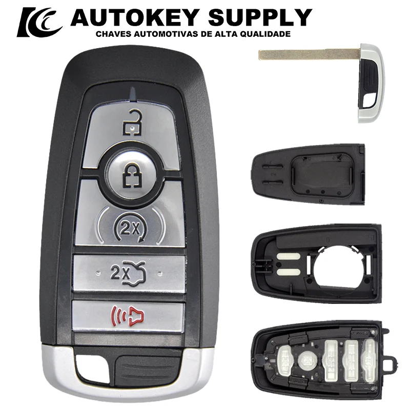 

Смарт-ключ с дистанционным управлением, чехол для автомобильного ключа AKFDS131, брелок для Ford Edge Fusion Expedition Explorer Mustang 2017 2018