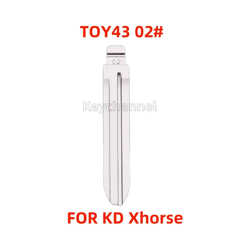 

10 шт. лезвие автомобильного откидного ключа 02 # 07 # 22 # 38 54 58 67 165 KD Заготовка ключа TOY43 MIT11 NSN14 HU83 HU136TE Головка ключа для LADA Toyota Jolion