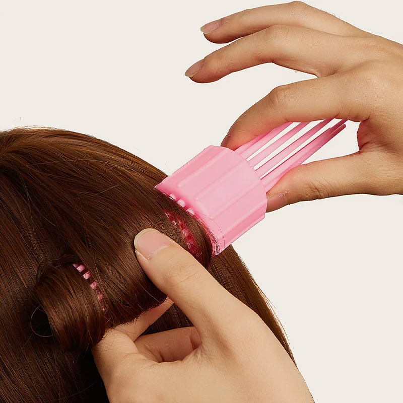 

Спиральная профессиональная пластиковая круглая щетка, ролик для завивки волос, расческа для укладки кожи головы, Массажная щетка для пари...