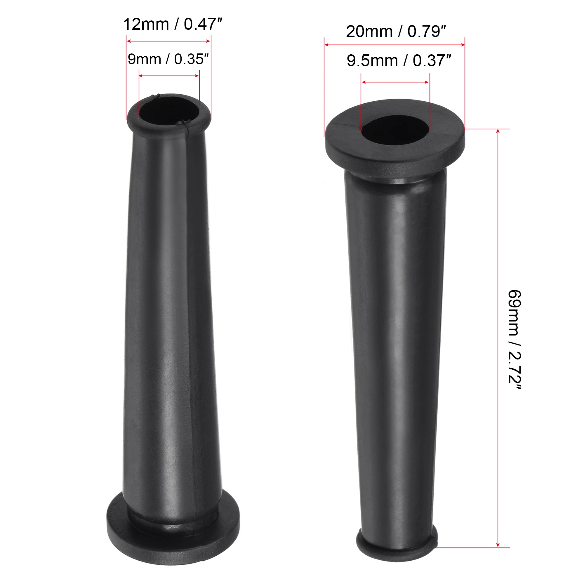 Резиновые защитные чехлы для проводов UXCELL 9 мм/10 мм