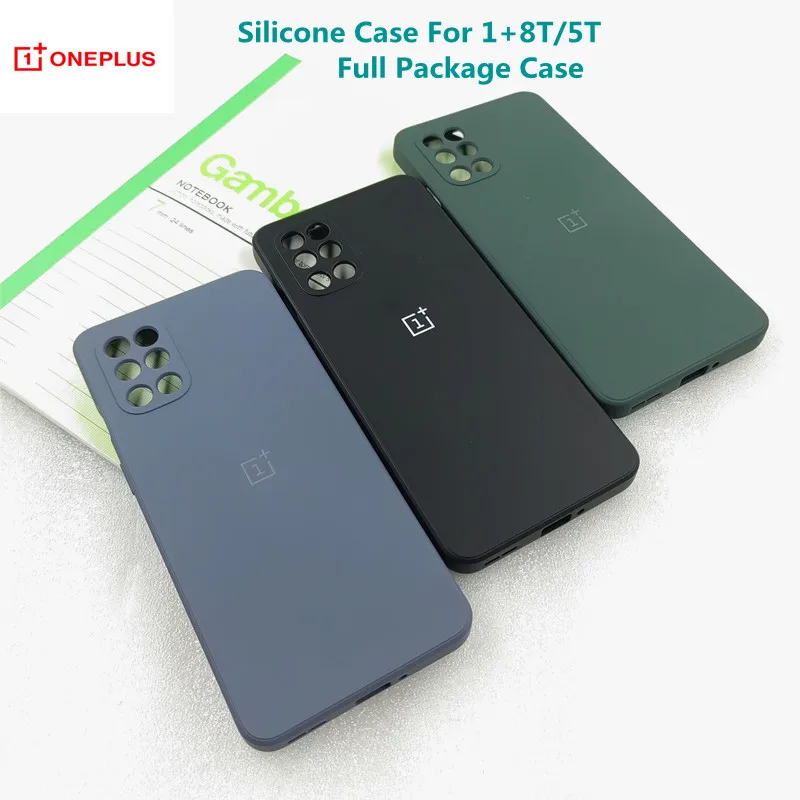 Оригинальный чехол Oneplus 8T роскошный шелковистый мягкий на ощупь жидкий