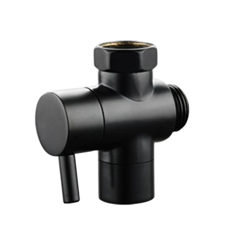 

Inside 22mm Outside 24mm Shower Hose Water Diversion Faucet Water Separator Changeover One Inlet Two Outlet