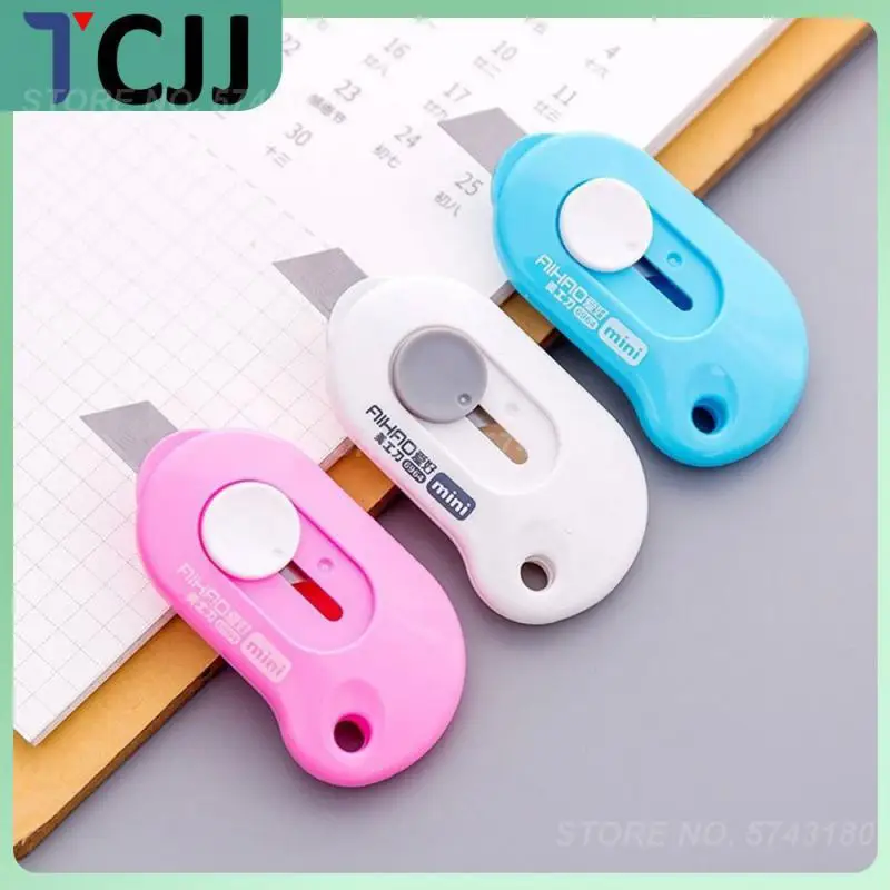 

Environmentally Friendly Box Opener Safe Small Size Office Paper Cutter Mini Portable Metal Plastic Small Art Knife Knife 6 4cm