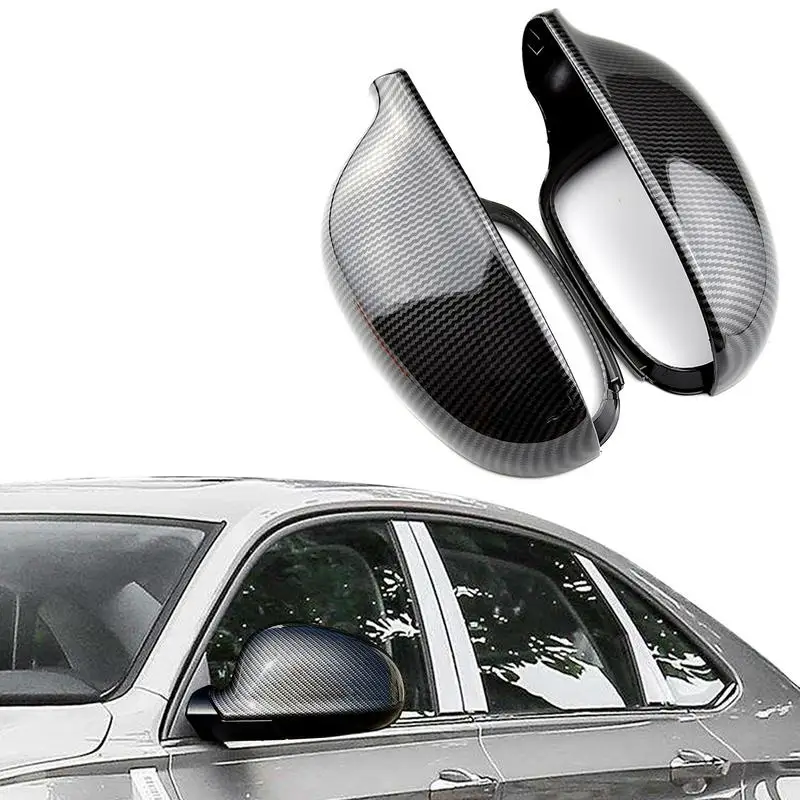 

Fashion Bright Black Mirror Cover Rearview Side Mirror ForVW ForVolkswagen ForPassat B6 R36 Golf 5 ForJetta MK5 Car Parts