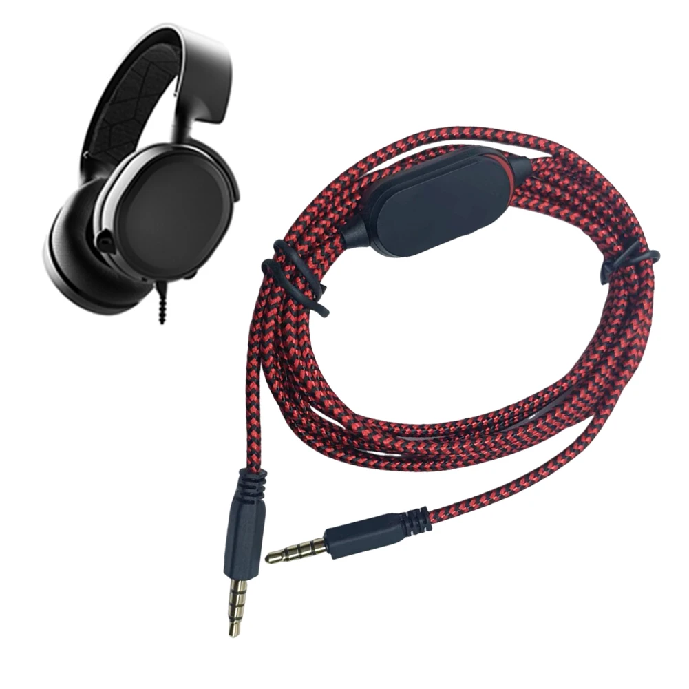 3 5 мм аудио Aux-кабель встроенный переключатель звука и регулятор громкости кабель