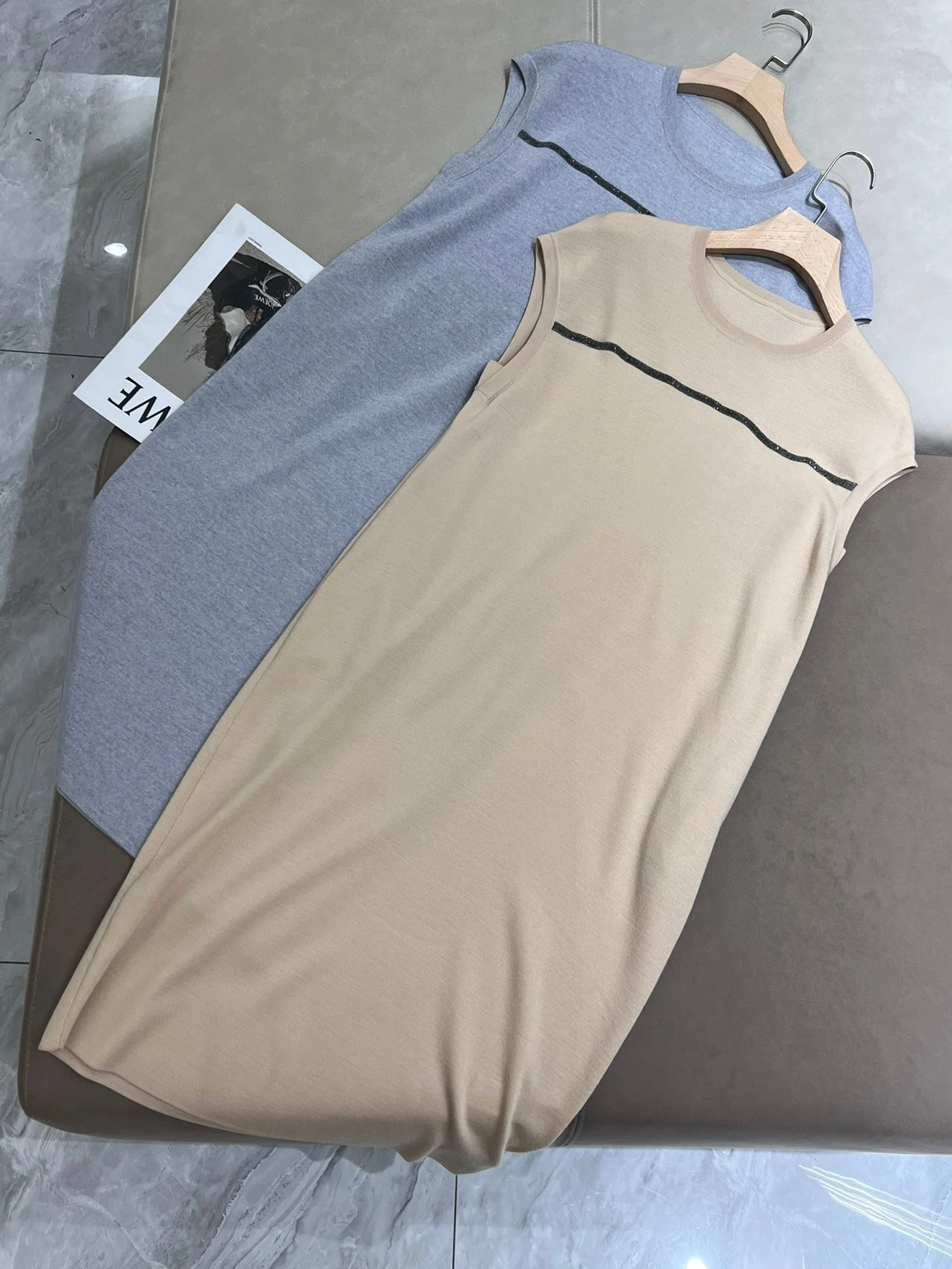 Летнее женское платье-жилет B * C платья-пуловеры без рукавов женская одежда