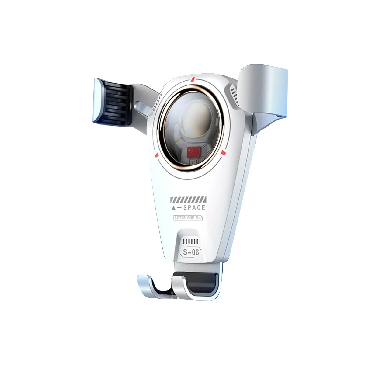 

New White Spaceman Car Phone Holder Car Gravity Bracket Phone Holder Mobile