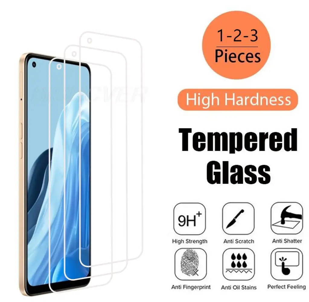 

1-3pcs Tempered Glass For Oppo Reno4 Z 5G 7Z 4Z 5 7 8 Lite 4G Reno4Z Reno5 Pro SE Reno6 Reno7 Reno8 Screen Protector Cover Film