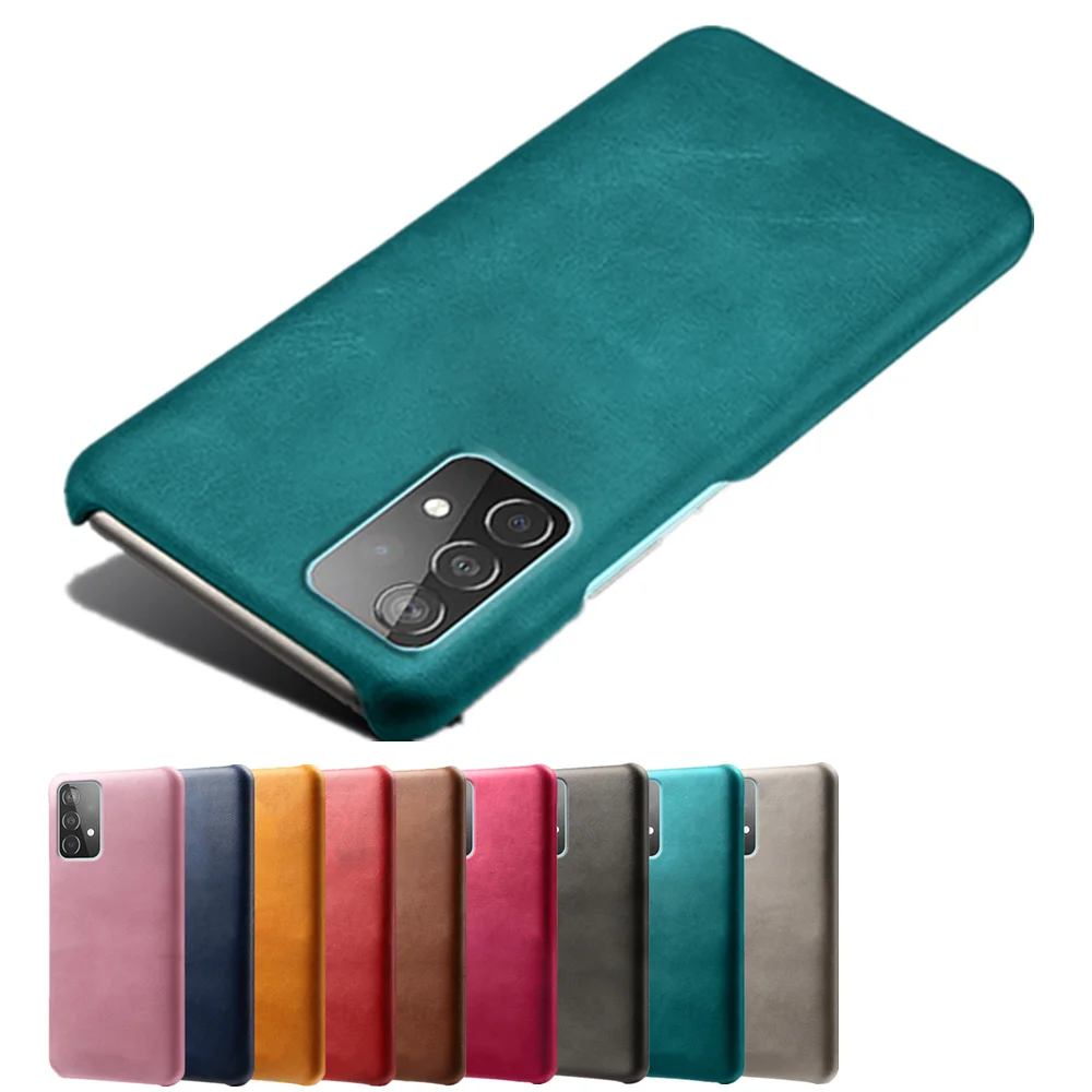 

Slim Vintage Synthetic Leather Case for Samsung Galaxy A52 A52S M33 M53 A53 A 52S 5G A72 A12 S22 Ultra Plus S21 S20 FE Cover