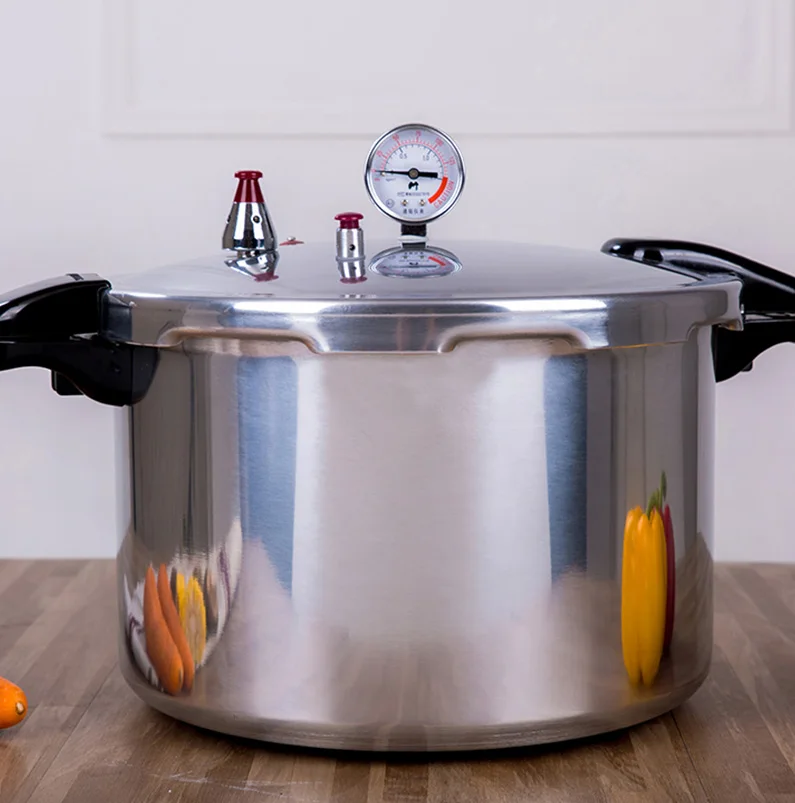 

Pressure Cooker Commercial Explosion-proof Soup Pot Stew Pot Distiller Kitchen Cookware Cooking Tool Gas Stove Cooker Steamer